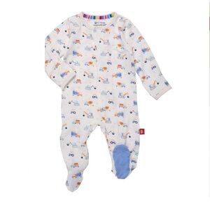 Magnetic Me footed onesie